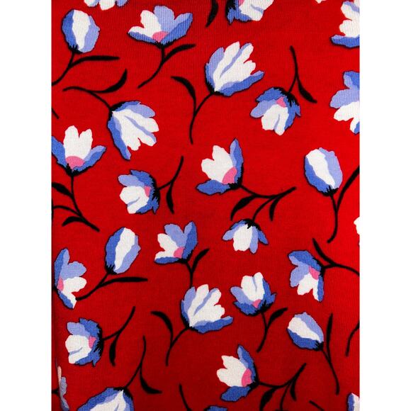 Talbots Plus X Red Short Sleeve Floral Sweater X NWT - Picture 4 of 6